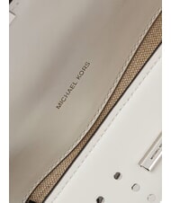 MICHAEL KORS LUDLOW Geantă de umăr mini, din piele alb optic - Genți femei - 3