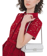 MICHAEL KORS LUDLOW Geantă de umăr mini, din piele alb optic - Genți femei - 4