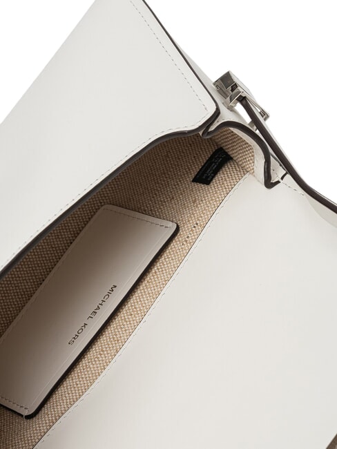 LUDLOW Geantă de piele alb optic - Genți femei