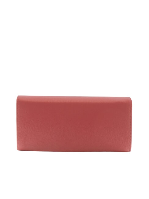 BASIC Portofel continental din piele roșu - Portofele femei