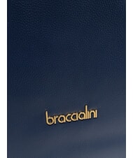 BRACCIALINI GRETA Geantă de umăr din piele albastru - Genți femei - 3