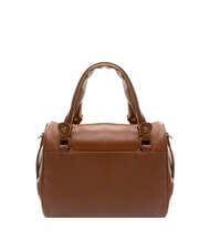 BRACCIALINI GRETA Geantă tip ghiozdan din piele cu curea de umăr maro - Genți femei - 3