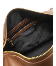 BRACCIALINI GRETA Geantă tip ghiozdan din piele cu curea de umăr maro - Genți femei - 5