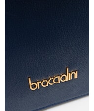 BRACCIALINI GRETA Geantă de mână din piele cu curea de umăr albastru - Genți femei - 4