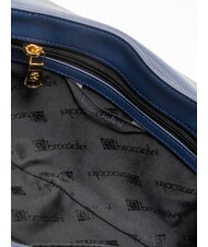 BRACCIALINI GRETA Geantă de mână din piele cu curea de umăr albastru - Genți femei - 5