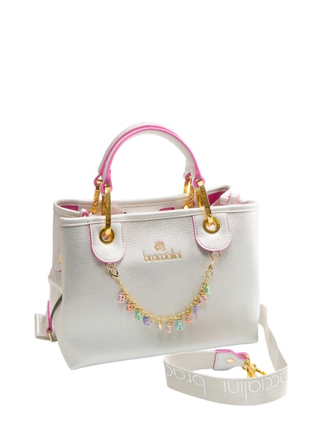 BETH Geantă medie cu husă detașabilă argint - Genți femei