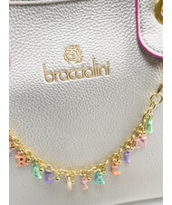 BRACCIALINI BETH Geantă medie cu husă detașabilă argint - Genți femei - 4