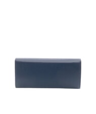 BRACCIALINI BASIC Portofel continental din piele albastru - Portofele femei - 3