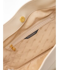 BRACCIALINI GRETA Geantă de umăr din piele bej - Genți femei - 5