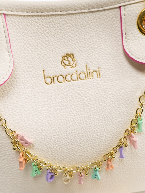 BETH Geantă medie cu husă detașabilă alb - Genți femei