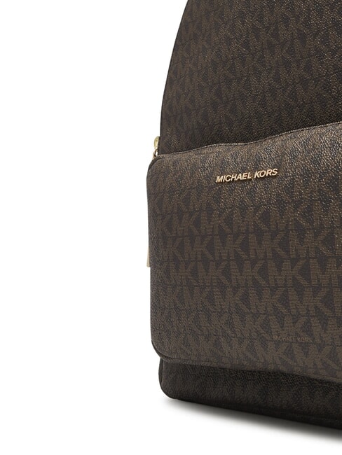 TANNER Rucsac cu imprimeu integral al logo-ului brn/ghinda - Genți femei