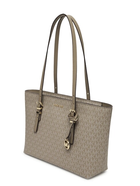 QUINN Geantă de cumpărături cu imprimeu integral al logo-ului mesteacăn - Genți femei