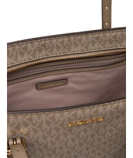 MICHAEL KORS QUINN Geantă de cumpărături cu imprimeu integral al logo-ului mesteacăn - Genți femei - 5