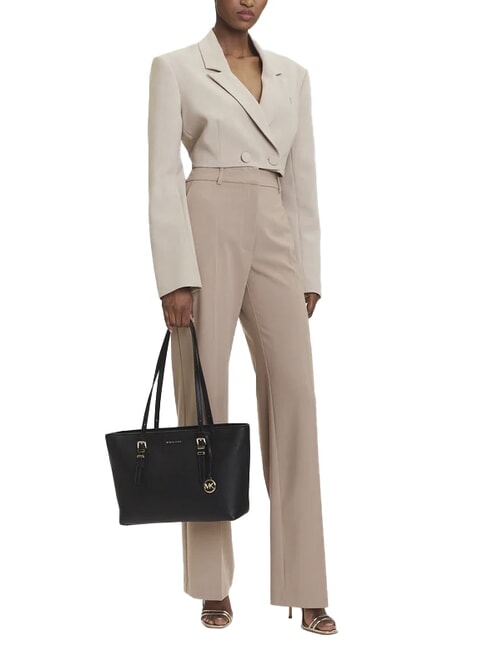 QUINN Geantă de cumpărături medie din piele negru - Genți femei