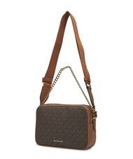 MICHAEL KORS BRYANT Geantă de umăr cu imprimeu integral al logo-ului brn/ghinda - Genți femei - 2