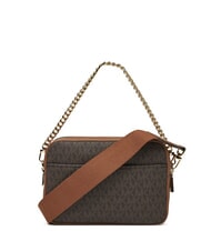 MICHAEL KORS BRYANT Geantă de umăr cu imprimeu integral al logo-ului brn/ghinda - Genți femei - 3