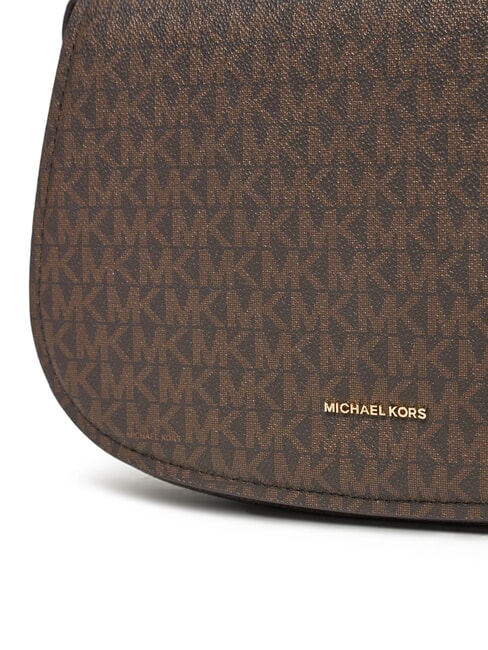 LYDIA Geantă de umăr cu clapă brn/ghinda - Genți femei