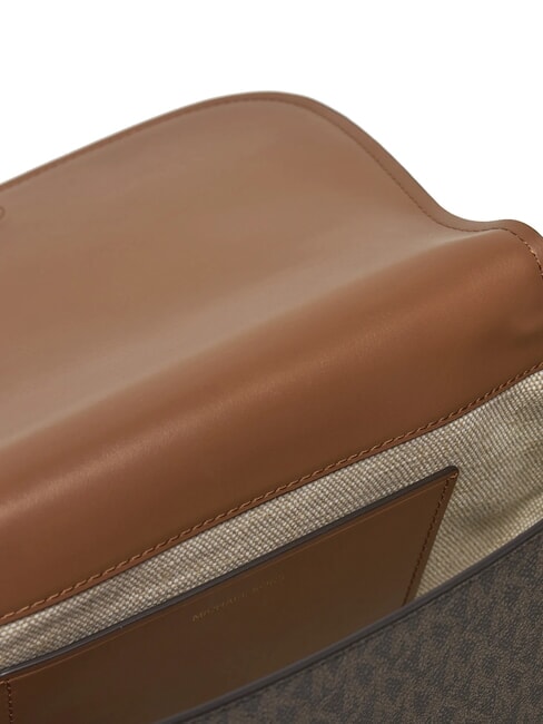 LYDIA Geantă de umăr cu clapă brn/ghinda - Genți femei