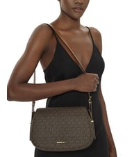 MICHAEL KORS LYDIA Geantă de umăr cu clapă brn/ghinda - Genți femei - 5