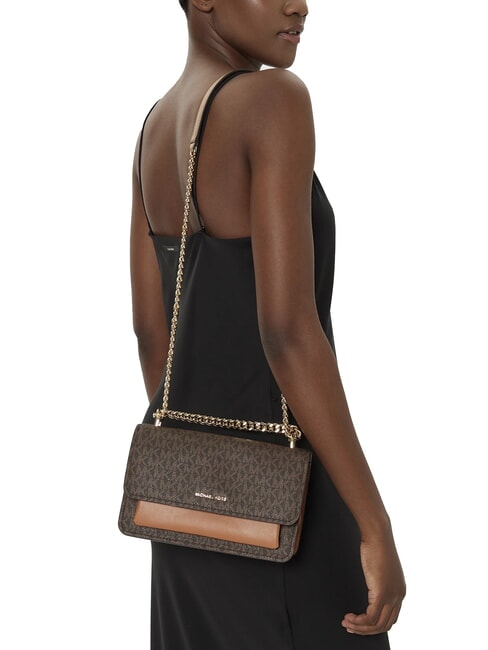 CLAIRE Geantă de umăr, geantă crossbody brn/ghinda - Genți femei