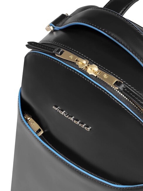 BLUE SQUARE Rucsac din piele negru - Genți femei