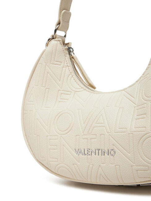 SHELBY Geantă de umăr cu curea dublă de umăr ecru - Genți femei