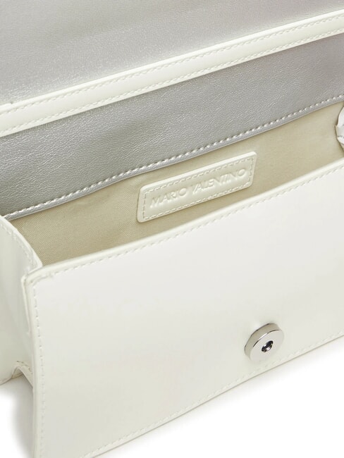 STEFANY Geantă cu dublă funcție și clapă alb - Genți femei