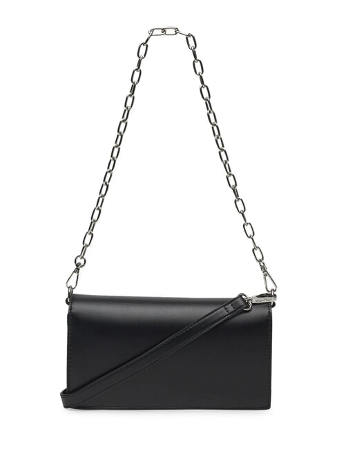 STEFANY Geantă cu dublă funcție și clapă negru - Genți femei