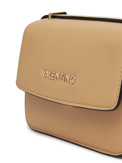 FLAP RE Geantă de umăr mini cu clapă bej - Genți femei