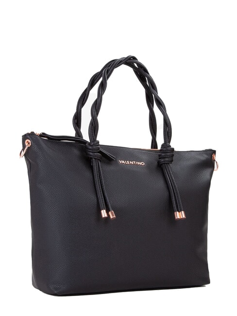 SCARLETT RE Geantă de umăr cu mânere împletite negru - Genți femei