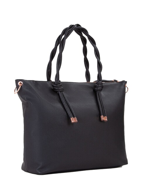 SCARLETT RE Geantă de umăr cu mânere împletite negru - Genți femei