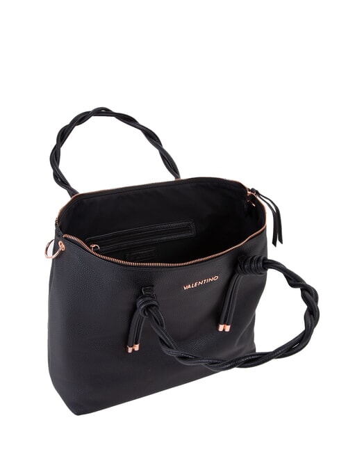 SCARLETT RE Geantă de umăr cu mânere împletite negru - Genți femei