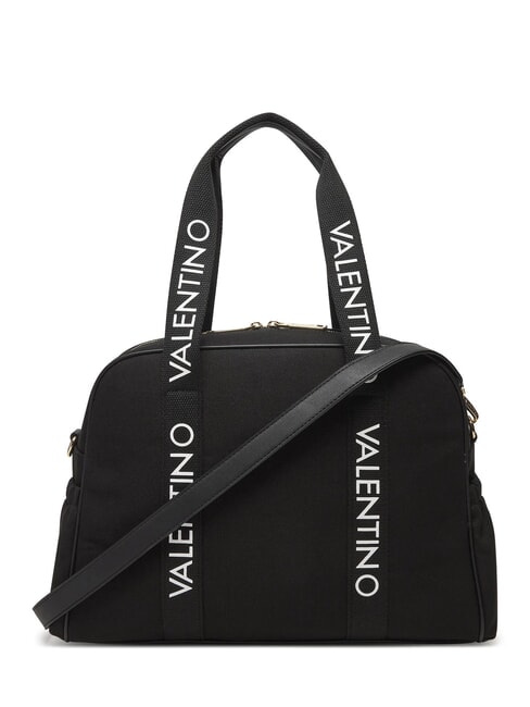 CANDLE Geantă tip ghiozdan din pânză cu curea de umăr negru - Genți femei