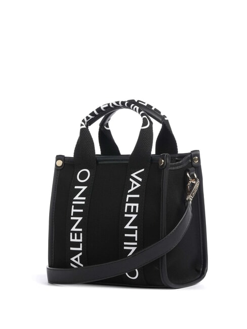 CANDLE Geantă mică de p&acirc;nză negru - Genți femei