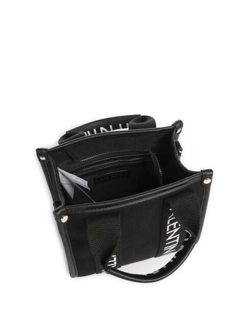 CANDLE Geantă mică de p&acirc;nză negru - Genți femei