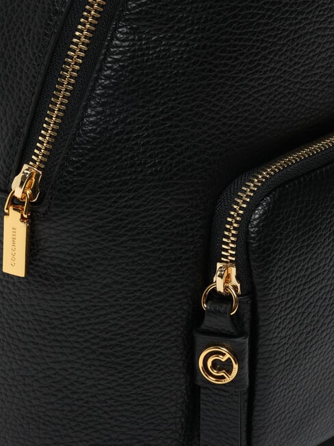 FENIX Rucsac mediu din piele negru - Genți femei