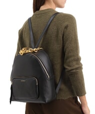 COCCINELLE FENIX Rucsac mediu din piele negru - Genți femei - 5