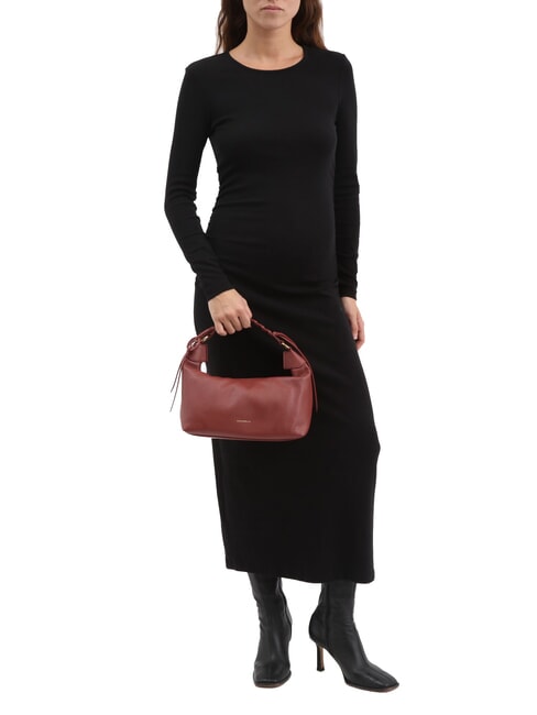 RHEA Geantă de umăr mică cu curea de umăr coniac - Genți femei