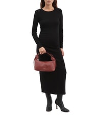 COCCINELLE RHEA Geantă de umăr mică cu curea de umăr coniac - Genți femei - 4