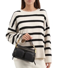 COCCINELLE HYLE Geantă mică din piele cu dublă utilizare verde laur - Genți femei - 4