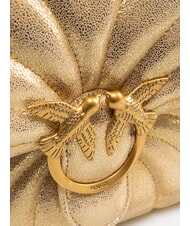 PINKO LOVE PUFF CLASSIC Geantă mare convertibilă auriu/nisip-aur antic - Genți femei - 4