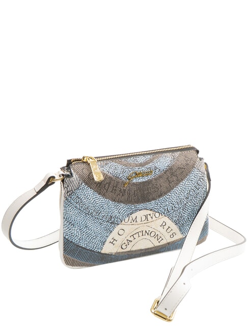 PLANETARIUM Geanta de umar mediu lună/alb - Genți femei