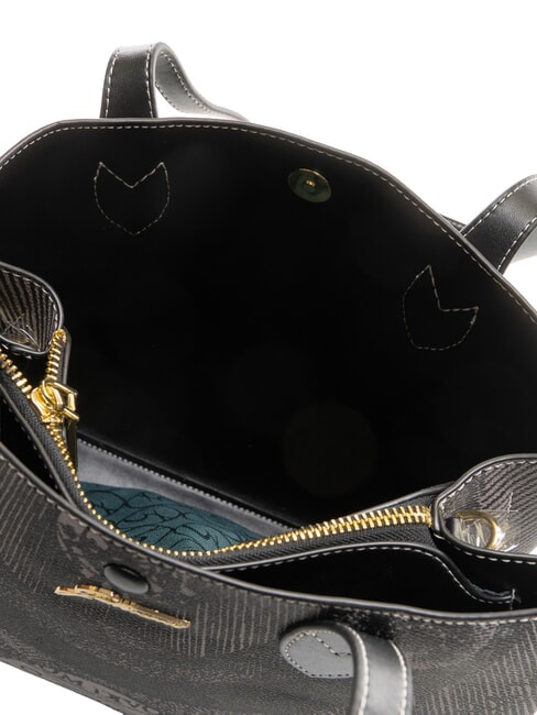 PLANETARIUM Geantă Shopper de umăr gri deschis monocrom/negru - Genți femei