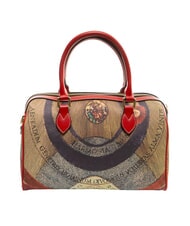 GATTINONI PLANETARIUM Geanta de umar cu bareta de umar roşu - Genți femei - 4