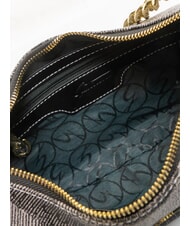 GATTINONI PLANETARIUM Geantă Hobo Crescent cu curea de umăr gri deschis monocrom/negru - Genți femei - 5