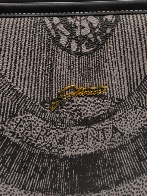 PLANETARIUM Geantă de umăr cu mâner cu lanț gri deschis monocrom/negru - Genți femei