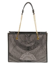 GATTINONI PLANETARIUM Geantă de umăr cu mâner cu lanț gri deschis monocrom/negru - Genți femei - 4