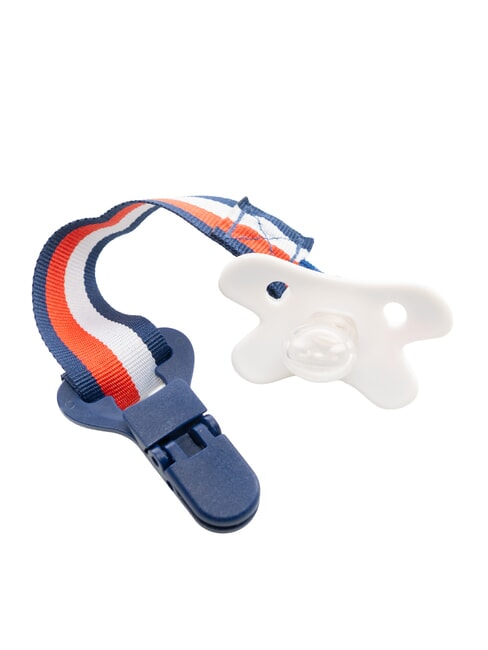 TH Set de 2 suzete + lanț alb - Salopete și ținute pentru bebeluși