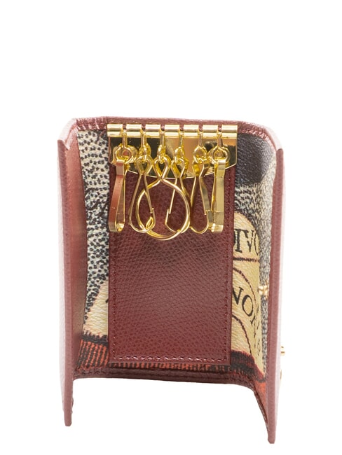 PLANETARIUM Carcasă cheie imprimeu vișiniu/planetariu - Portchei