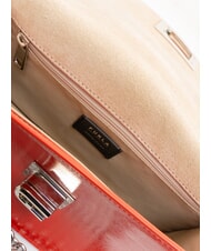 FURLA 1927 Geantă de umăr, din piele foc - Genți femei - 5